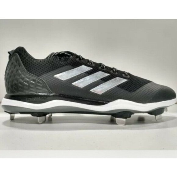 adidas Other - New Men’s Adidas PowerAlley 5 Baseball Cleats Size 14 US Black Style B39181.